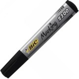 Marker permanent Bic Marking 2300, varf tesit, 3. 7-5. 5mm, Negru