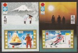 UMM AL QIWAIN SPORT J.O. DE IARNA ( 2 colite nedantelate) MNH