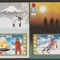 UMM AL QIWAIN SPORT J.O. DE IARNA ( 2 colite nedantelate) MNH