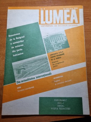 revista lumea 25 februarie 1988 foto