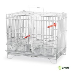 COLIVIE GAUN PENTRU CANARI CU 2 COMPARTIMENTE 40x26.5x34(h)cm 38380 foto