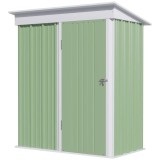 Casuta/magazie/sopron de gradina pentru depozitare unelte, otel, verde, 161x95x181 cm GartenVIP DiyLine, ART