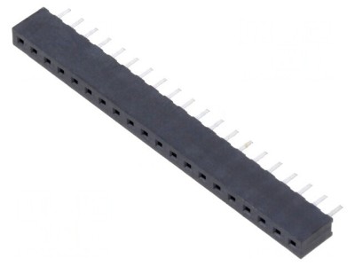 Soclu pini mamă 2mm 20 pini pentru PCB drept foto