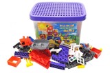 Cumpara ieftin Cuburi constructie Construction Site 214 buc 013888/10 GreatGoods Plaything