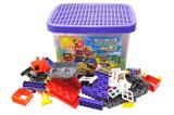 Cumpara ieftin Cuburi constructie Construction Site 214 buc 013888/10 GreatGoods Plaything, MyKids