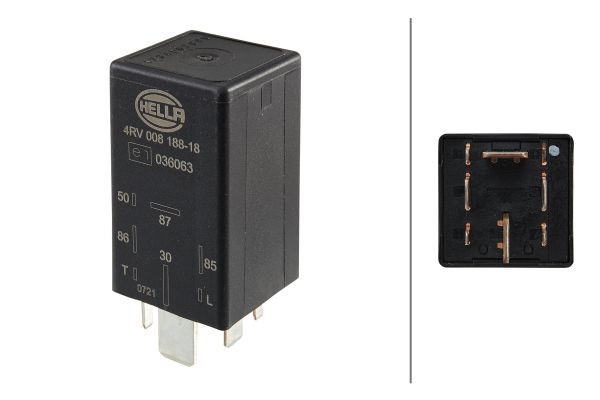 HELLA 4RV 008 188-181 unitate de control,bujii incandescente