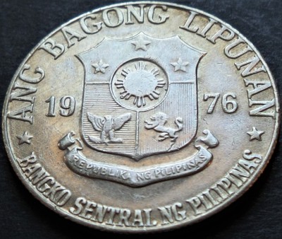 Moneda exotica 1 PISO - FILIPINE, anul 1976 * cod 4010 foto