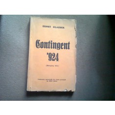 ERNST GLAESER - CONTINGENT `924