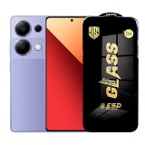Folie de Protectie pentru Xiaomi Redmi Note 13 Pro, TEO, Sticla Securizata ESD, Margini Negre, Rezistenta la Zgirieturi, Antistatica, 0.35 mm, Transpa