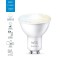 Bec led WiZ Wi-Fi Bluetooth 4.9W GU10 2700-6500K 345lm Philips 8718699787110
