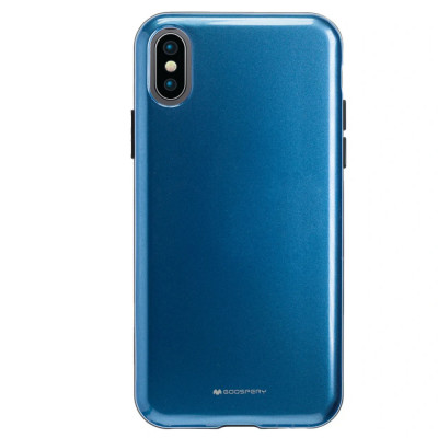 Husa Hard iPhone X/XS Skinny Goospery Albastra foto