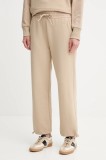 BOSS pantaloni de trening culoarea bej, uni, 50553665