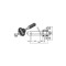 Butuc roata remorca 4x100 cu ax complet si accesorii Cod: CW-0203