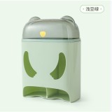 Cutie de Depozitare, Montare Perete, Flippy, Model Urs, Verde