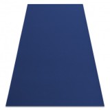 Covor anti-alunecare RUMBA 1380 o singură culoare safir, 70x200 cm