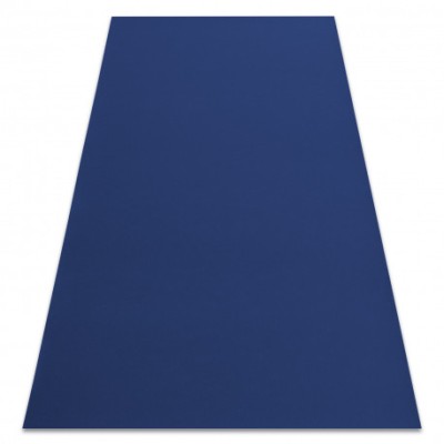 Covor anti-alunecare RUMBA 1380 o singură culoare safir, 70x200 cm foto
