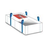 Sac azbest, saci pentru azbest, 260 x 125 x 30 cm, 1000 kg, depozitare azbest