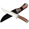 Cutit de vanatoare DEPOX&reg;, Elvish Legacy, otel inoxidabil, 31 cm, maro, teaca inclusa