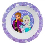 Farfurie Ad&acirc;ncă Copii, Frozen 2, Lila, Diametru 20 cm, Plastic
