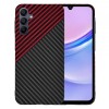 Husa pentru Samsung Galaxy A15 5G A156 / A15 A155, Techsuit, Carbonite FiberShell, Neagra Rosie