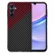 Husa pentru Samsung Galaxy A15 5G A156 / A15 A155, Techsuit, Carbonite FiberShell, Neagra Rosie