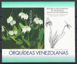 Venezuela 2001 Mi 3441 bl 66 MNH - Orhidee, Nestampilat