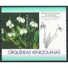 Venezuela 2001 Mi 3441 bl 66 MNH - Orhidee