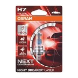 Bec auto far halogen Osram H7 Night Breaker Laser Next Gen +150 55W 12V PX26D blister 1buc, OE