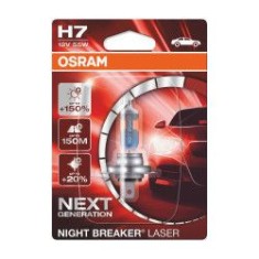 Bec auto far halogen Osram H7 Night Breaker Laser Next Gen +150 55W 12V PX26D blister 1buc