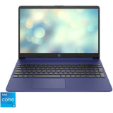 Laptop HP 15s-fq2017nq cu procesor Intel&reg; Core&trade; i5-1135G7 pana la 4.20 GHz, , Full HD, 8GB, 256GB SSD, Intel Iris Xe Graphics, Free DOS, Indigo Blue