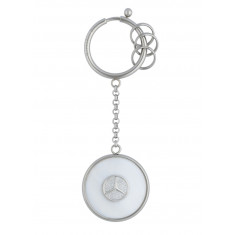 Breloc Cheie Oe Mercedes-Benz Praga Swarovski Argintiu B66956178