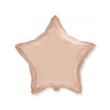 Balon Folie Metalizat Stea Rose Gold - 45 cm