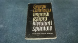 GEORGE CALINESCU - IMPRESII ASUPRA LITERATURII SPANIOLE
