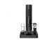 Set tirbuson electric pentru deschidere sticle de vin, 5 piese, automat, multifunctional, negru