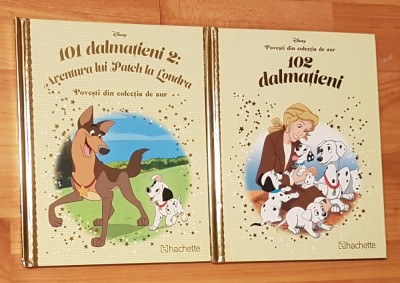 Set 2 carti Dalmatieni. Disney. Povesti din colectia de aur foto