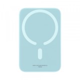 Baterie Externa Wireless Baseus Mini Air, 6000mAh, 20W, PD + FQI, 1 x QI - 1 x USB-C, Albastra P10059002313-00