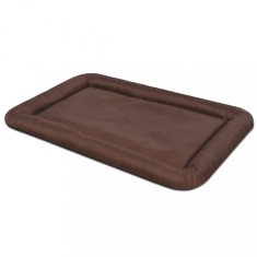 vidaXL Saltea pentru c&acirc;ini, mărime XL, maro