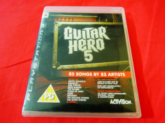 Guitar Hero 5 pentru PS3, original, PAL foto