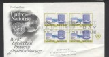 UN New York 1977 WIPO Mi.303 x 4 FDC UN.081