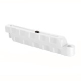 Cumpara ieftin Bariera modulara delimitare traseu karting, piste sau parcari, HDPE, umplere cu apa, anti-impact, rezistenta UV, interior exterior 100x20x25 cm, alb