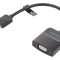 Adaptor HDMI la VGA 15 pini, 0.15m
