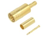 Conector SMB STR Plug Crimp RG174/188/316 50 Ohm