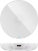 Incarcator fara fir wireless 5W 1A alb pentru dispozitive standard QI Goobay