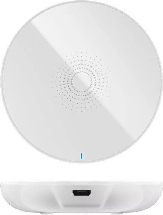 Incarcator fara fir wireless 5W 1A alb pentru dispozitive standard QI Goobay