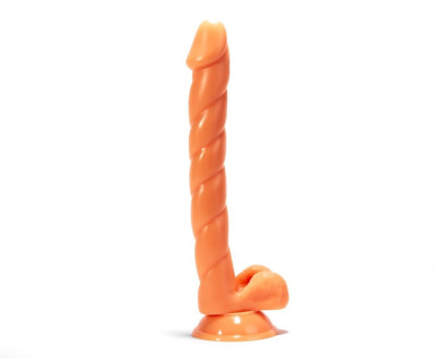 Larry - Dildo realistic din PVC, 38 cm foto