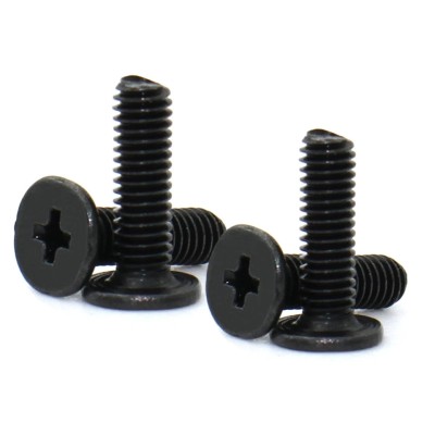 Set 10 șuruburi laptop hard M3 lungime 3mm negre cap cruce foto