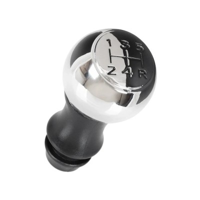 Nuca schimbator de viteze, MODECAR, Pentru Peugeot 807 2002/2014, Argintiu/Negru foto