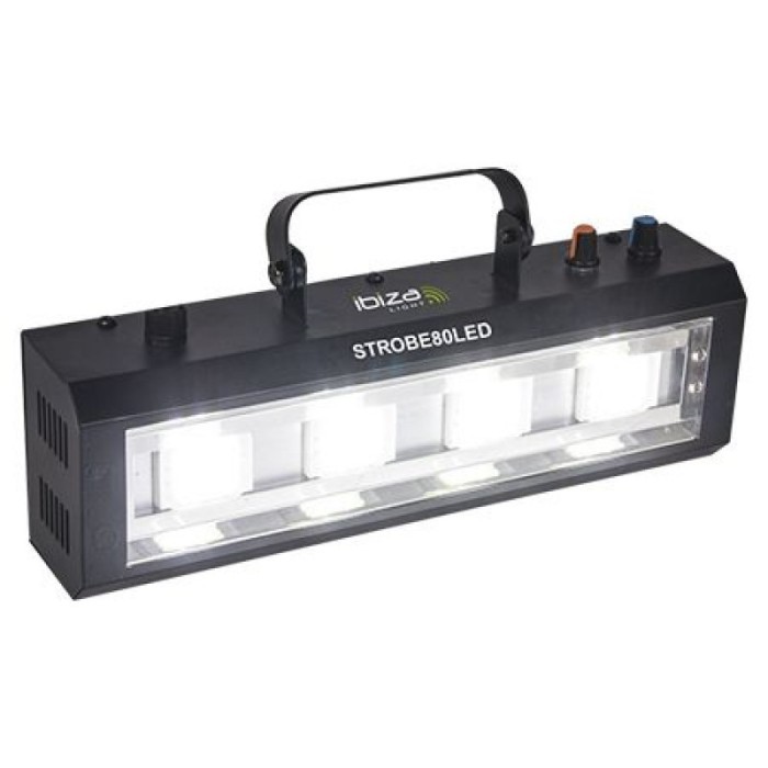 Stroboscop LED, viteza reglabila, 4 x 20 W