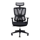 Scaun de birou ergonomic Balance Pro, RONDI, cu spatar din plasa, suport lombar ajustabil, mecanism Synсhro, negru, Mesh