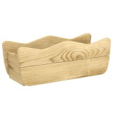 vidaXL Strat &icirc;nălțat de grădină, 50x18x18 cm, lemn de pin tratat 49107